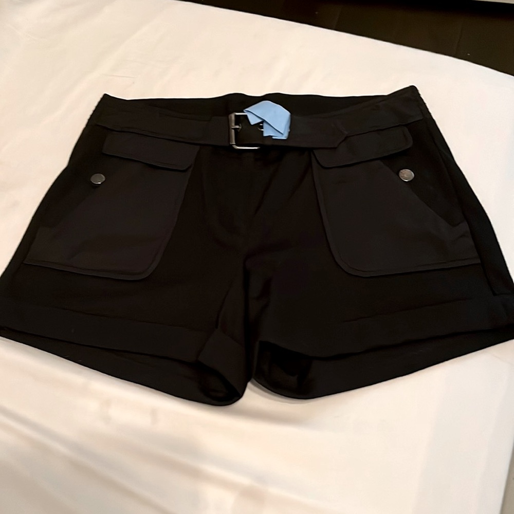 Unique Solid Black Shorts. Armani Exchange - image 1